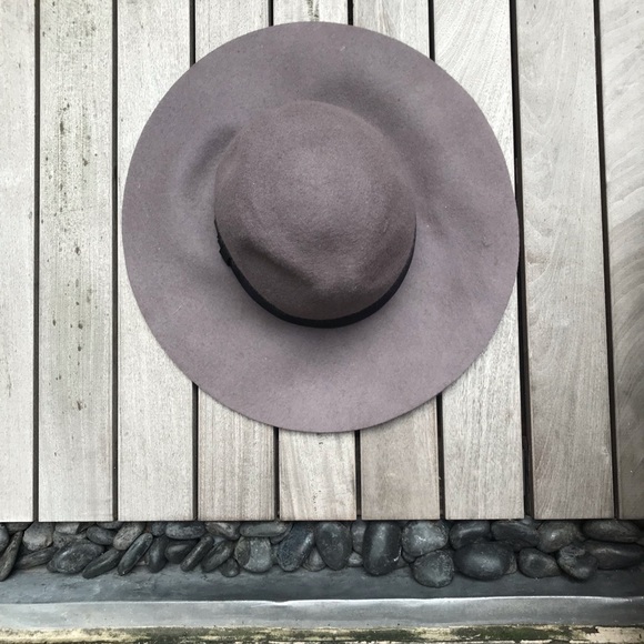 wool wide brim floppy hat